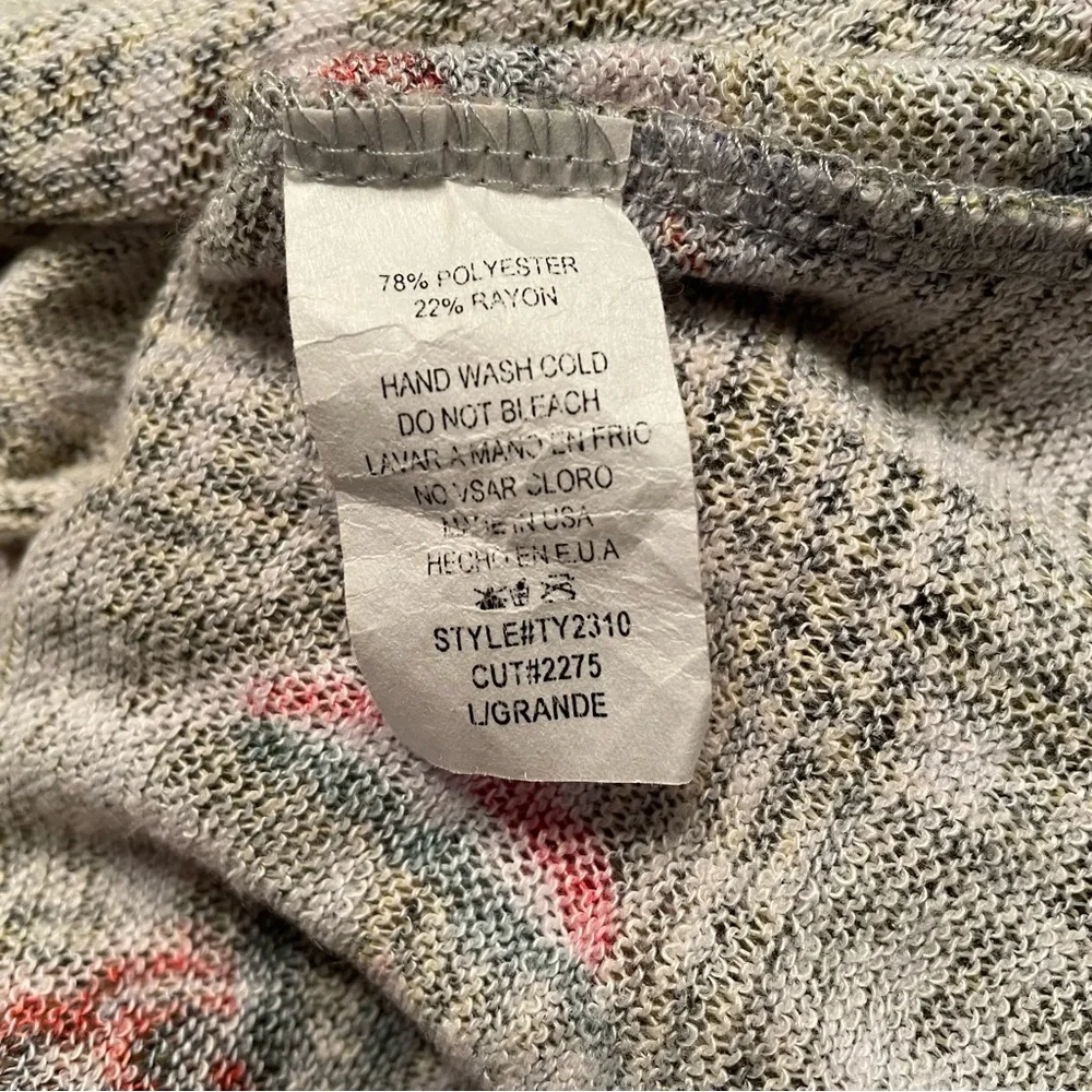 NWOT Ces Femme Yellow Plaid Floral Top | Size Large - Picture 4 of 13